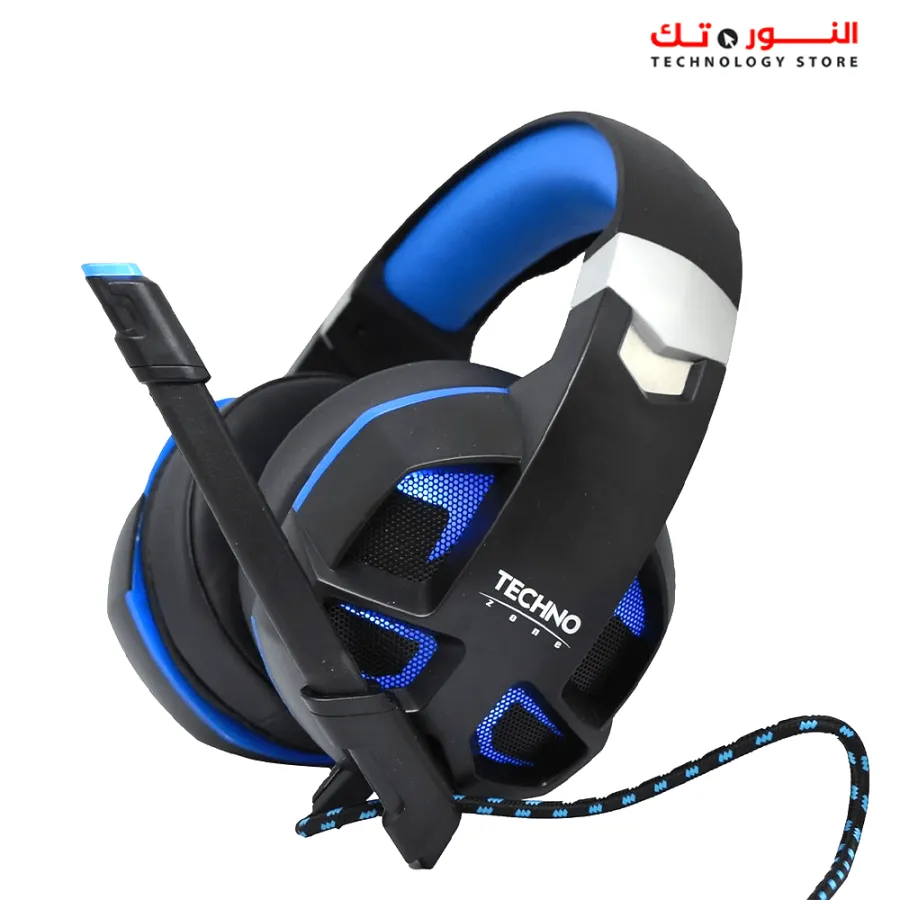 TechnoZone K60 USB Wired Gaming Headset