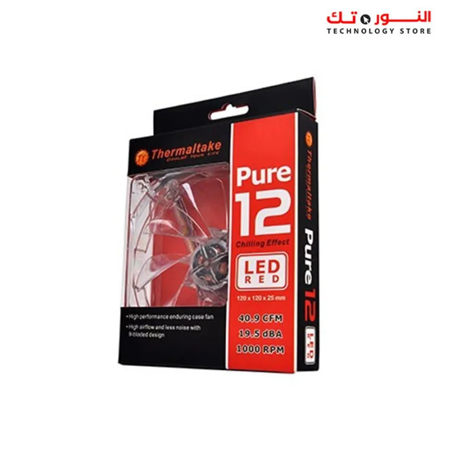 Thermaltake Fan Cooling Pure 12 LED Red