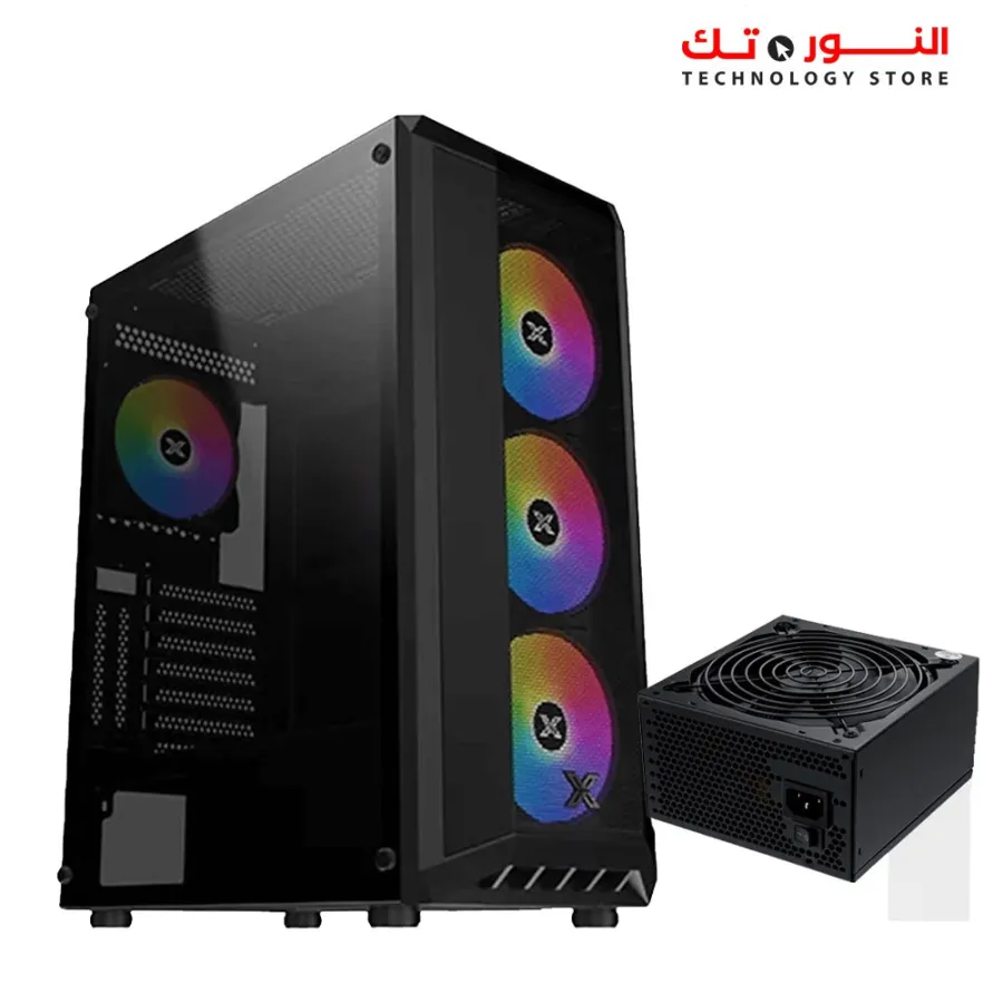 XIGMATEK MASTER X PRO 4FAN ARGB + 750W 80+ BRONZE MID TOWER Case