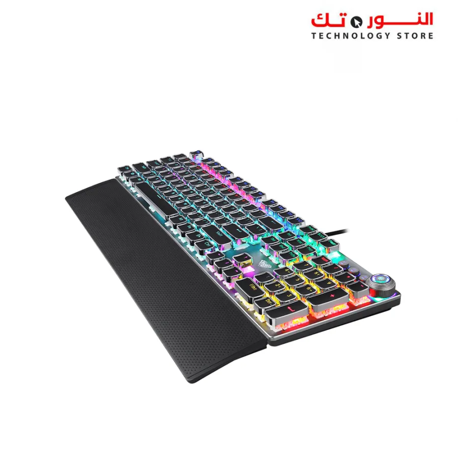 AULA F2088 GAMING MECHANICAL KEYBOARD BLUE BROWN BLACK SWITCH WIRED USB Gaming Keyboard with Metal Button