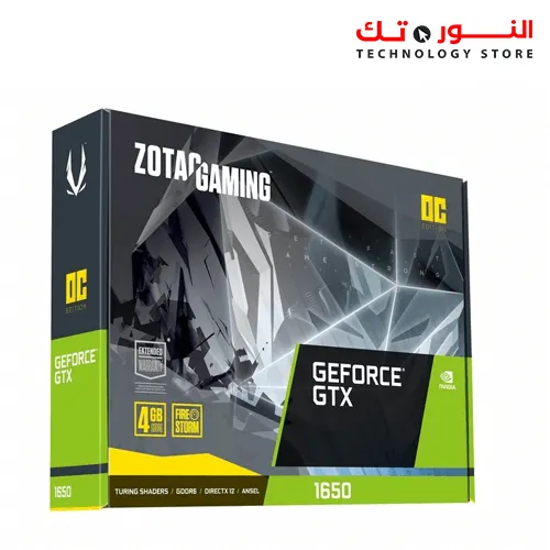 ZOTAC GAMING GeForce GTX 1650 OC 4GB GDDR6
