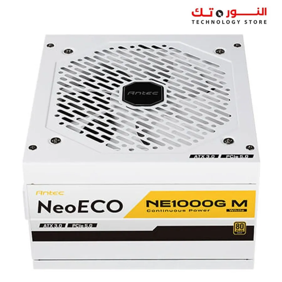 Antec  Power Supply  NeoECO NE1000 1000W 80+ Gold Full Modular ATX3.0 PCIE 5.0 White