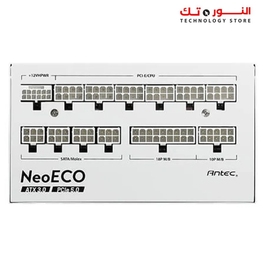 Antec  Power Supply  NeoECO NE1000 1000W 80+ Gold Full Modular ATX3.0 PCIE 5.0 White