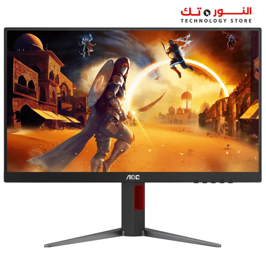 AOC 24G4 Gaming Monitor- 24 INCH - Fast IPS - 180Hz - 1MS(GTG) - Adaptive Sync - HDR10