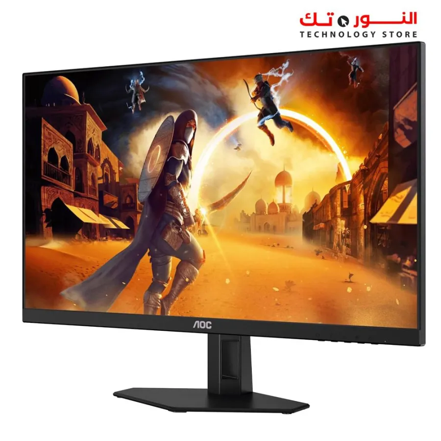 AOC 27G4E Gaming Monitor 27-Inch (IPS Panel) , 1920 x 1080 (FHD), 180Hz Refresh Rate, 0.5ms Response Time, Adaptive Sync, HDMI 2.0 x 1, DisplayPort 1.4 × 1