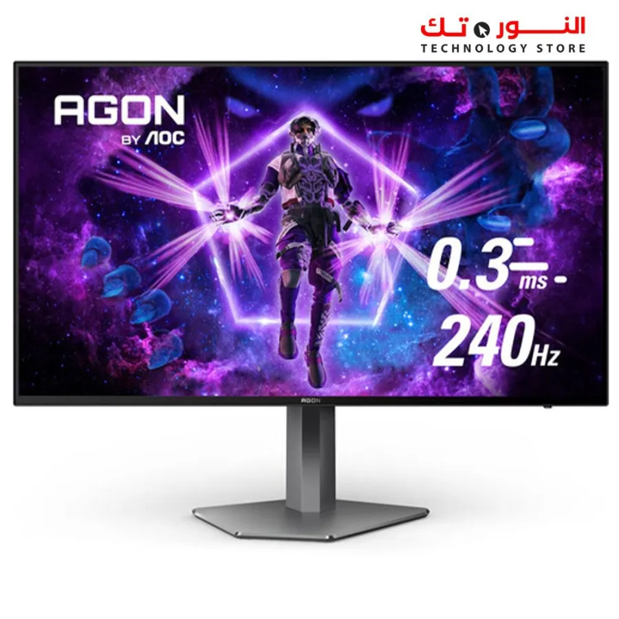 AOC AGON PRO AG276QZD 27" OLED Tournament Gaming Monitor 2560x1440 - 240Hz - 0.03MS - G-SYNC Compatible
