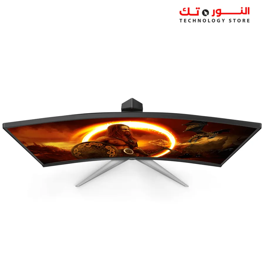 AOC C27G2Z 27" Curved Frameless Ultra-Fast Gaming Monitor, FHD 1080p, 0.5ms, VA, 240Hz, FreeSync, HDMI/DP/VGA, Height Adjustable