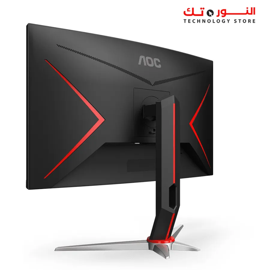 AOC C27G2Z 27" Curved Frameless Ultra-Fast Gaming Monitor, FHD 1080p, 0.5ms, VA, 240Hz, FreeSync, HDMI/DP/VGA, Height Adjustable