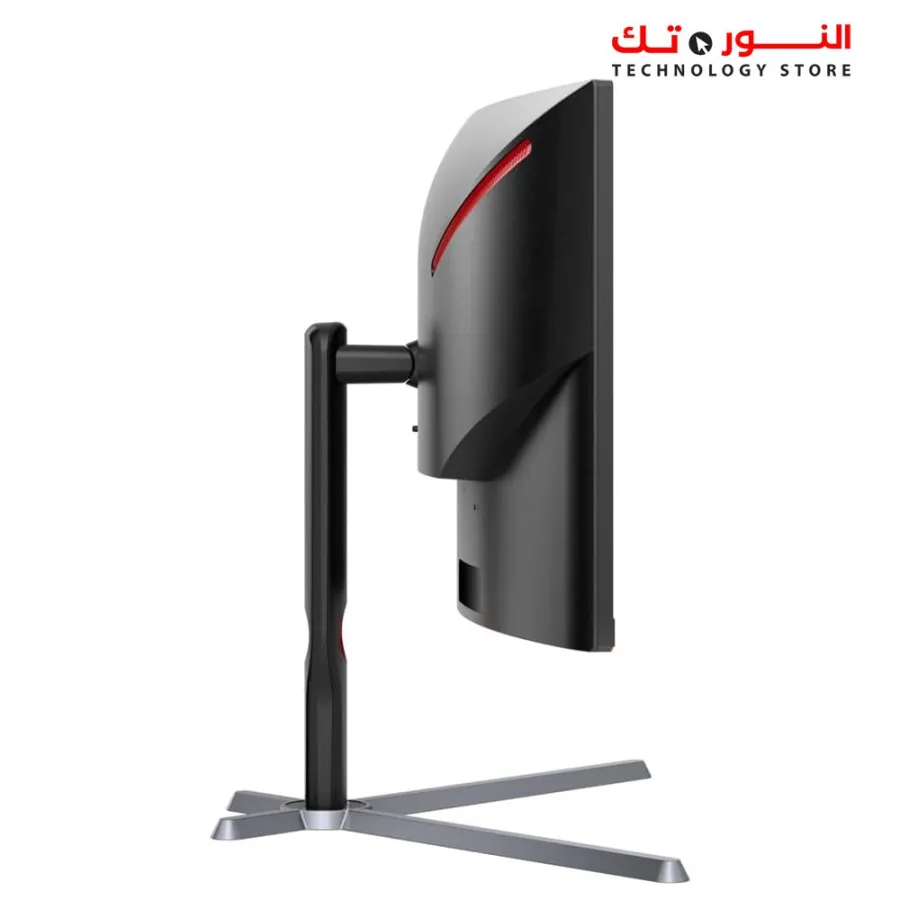 AOC CU34G3S 34" Frameless Curved Ultrawide Gaming Monitor, WQHD 3440 x1440, 165Hz 1ms, FreeSync Premium, Height Adjustable -Bright-dot, Black