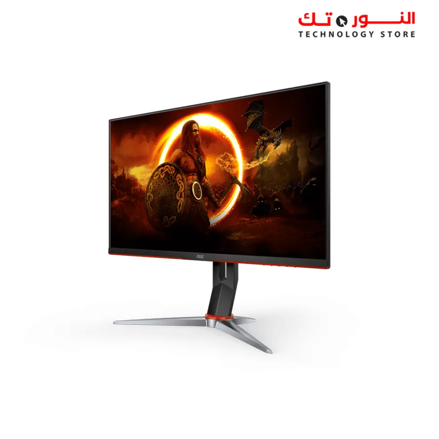 AOC Q27G2S/D 27" Gaming Monitor, QHD 2K 2560x1440, 170Hz, IPS, 1ms, G-SYNC Compatible, Height Adjustable