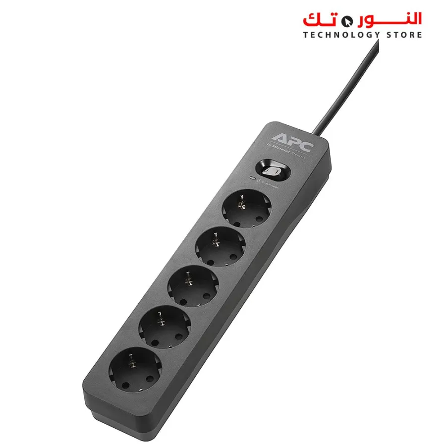 APC PME5B-GR Essential SurgeArrest 5 Outlet Black 230V