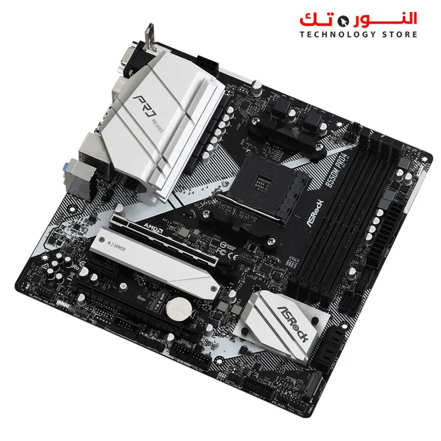ASRock B550M PRO4 Supports 3rd Gen AMD AM4 Ryzen™ / Future AMD Ryzen™ Processors Motherboard