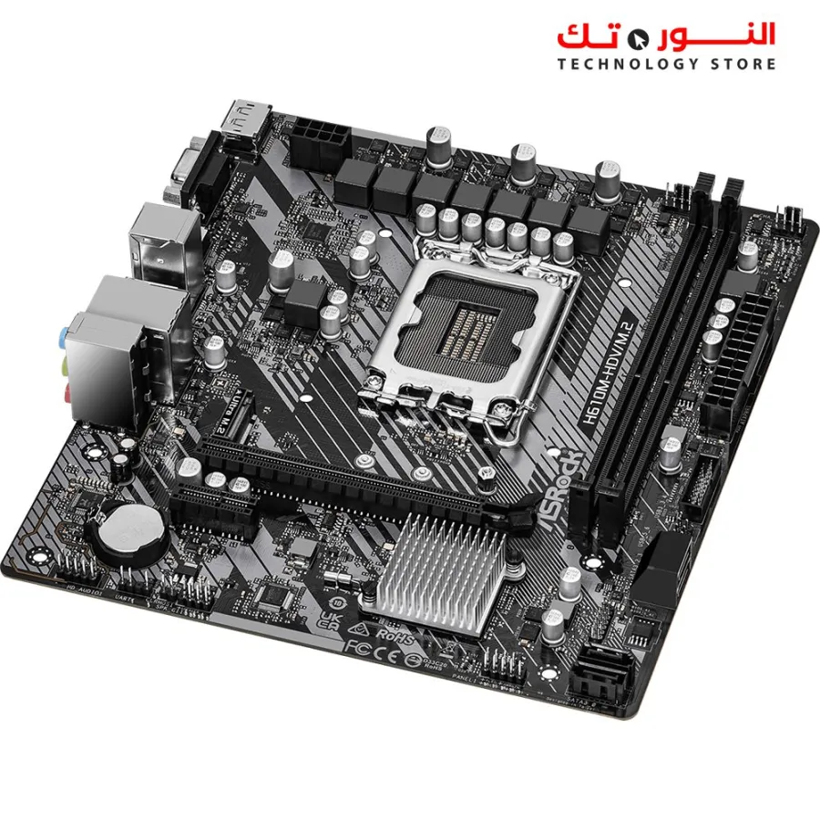 AsRock H610M-HDV/M.2 R2.0 Motherboard, Intel Socket 1700