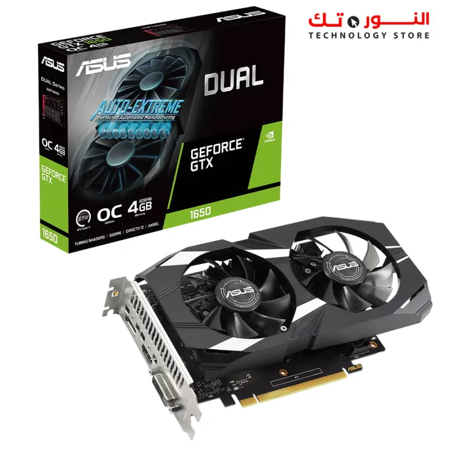 ASUS Dual GeForce GTX 1650 V2 OC Edition 4GB GDDR6