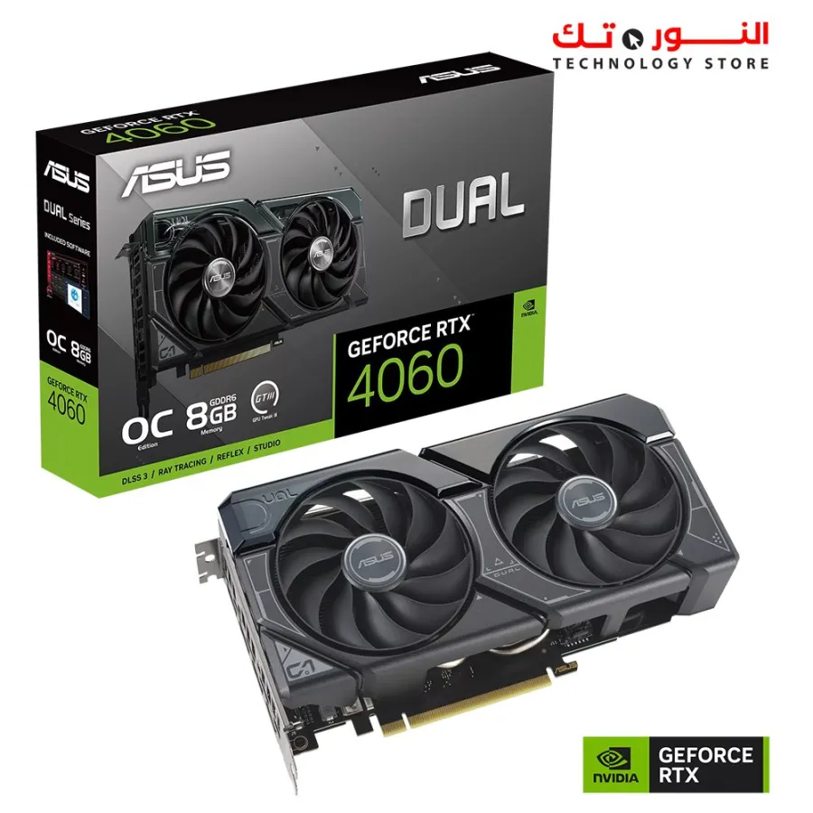 ASUS Dual GeForce RTX 4060 OC Edition 8GB GDDR6