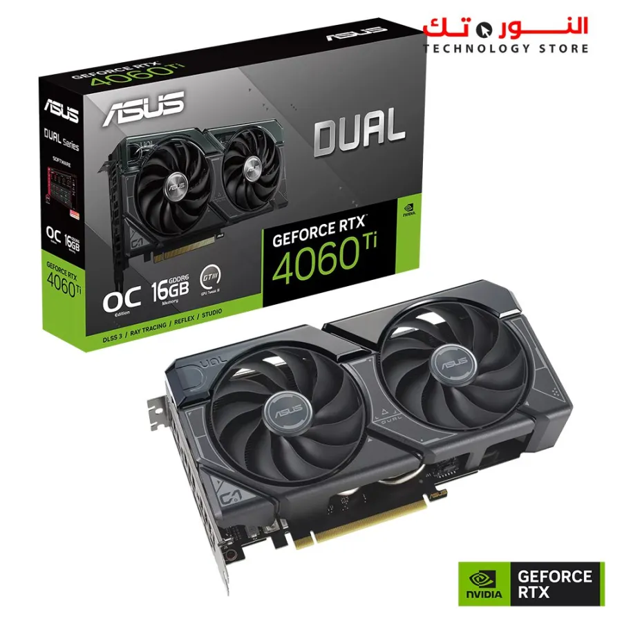 ASUS Dual GeForce RTX 4060 Ti OC Edition 16GB GDDR6