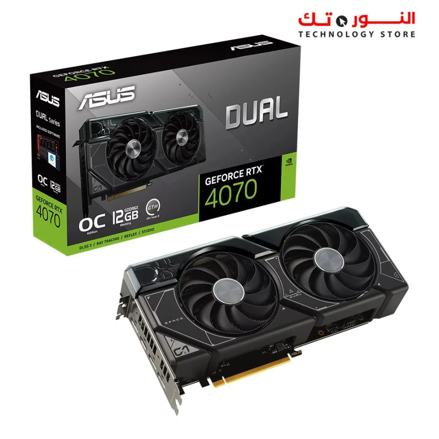 ASUS Dual GeForce® RTX 4070 OC Edition 12GB GDDR6X