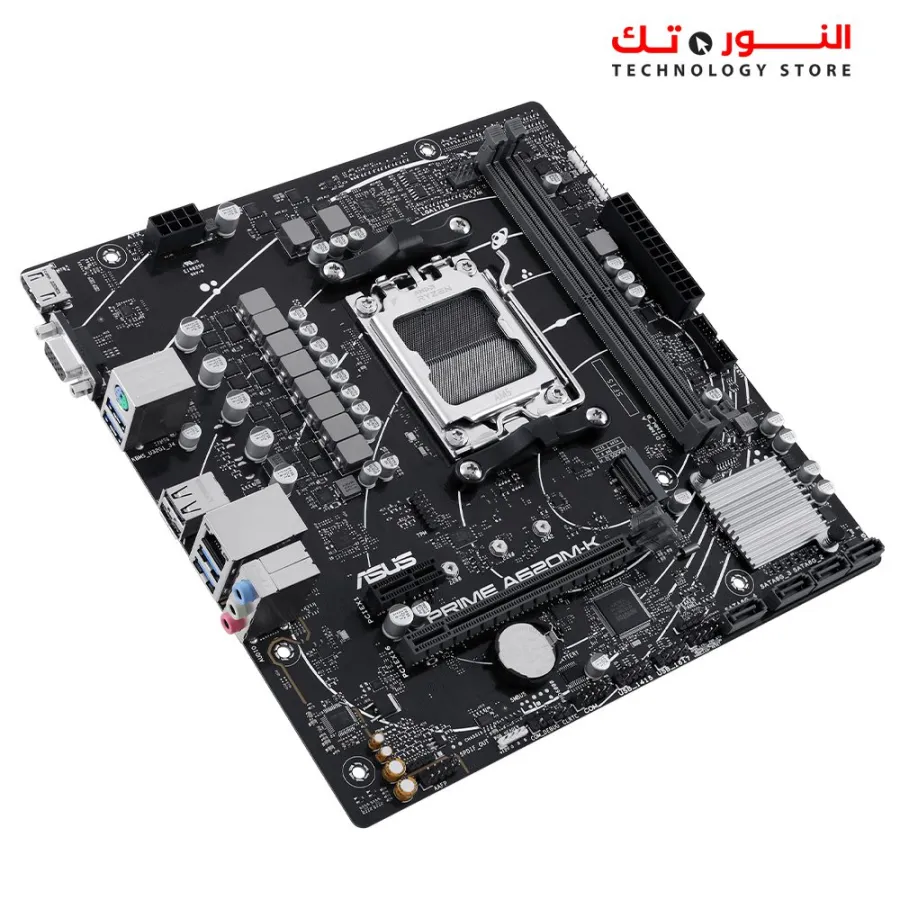ASUS PRIME A620M-K  AMD A620  DDR5 - PCIe 4.0 - Graphics card and PCIe 4.0 M.2 support