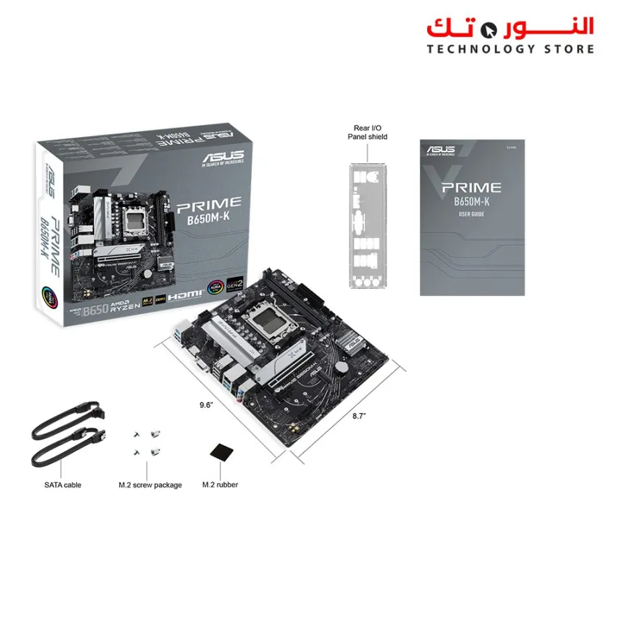 ASUS PRIME B650M-K Micro-ATX AM5 DDR5