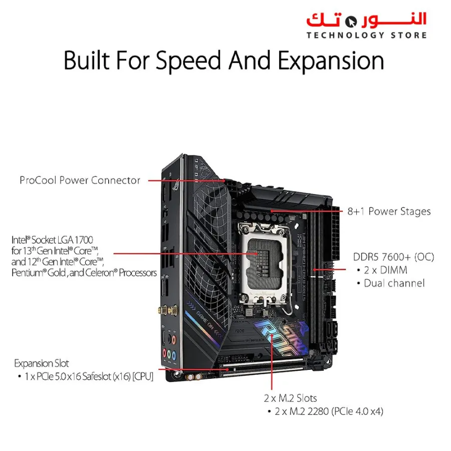 ASUS ROG STRIX B760-I GAMING WIFI DDR5