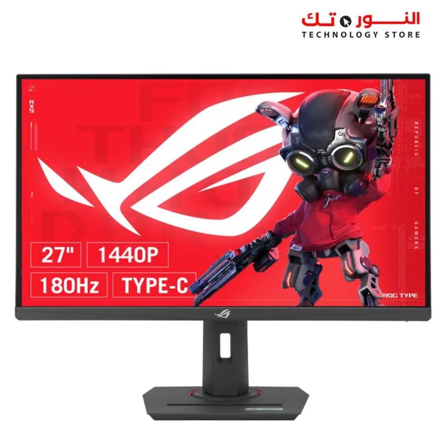 ASUS ROG Strix XG27ACS USB Type-C Gaming Monitor – 27-inch 2560x1440 - 180Hz - 1ms (GTG) - Fast IPS - Extreme Low Motion Blur Sync - USB Type-C - G-Sync compatible - DisplayWidget Center - tripod socket - HDR