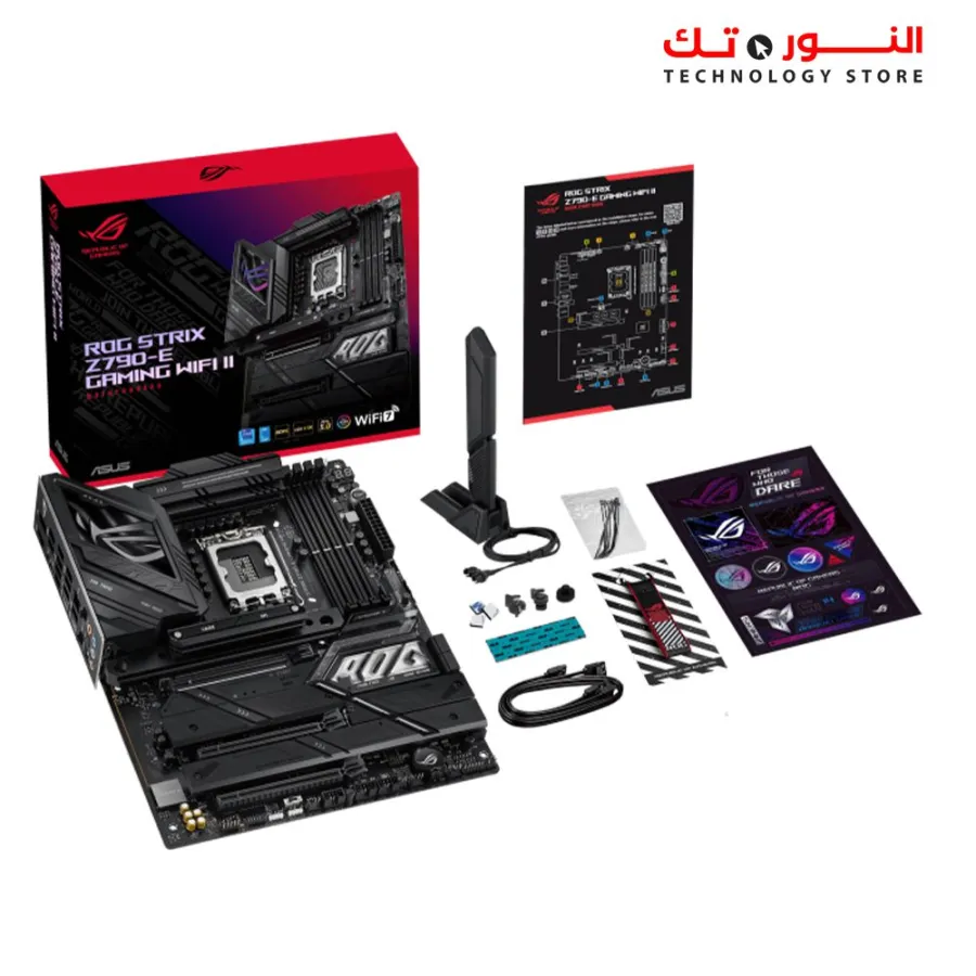 ASUS ROG Strix Z790-E Gaming WIFI II ( WIFI 7 ) LGA 1700 (Intel 12th Gen, 13th Gen &amp; 14th Gen) ATX Gaming Motherboard DDR5