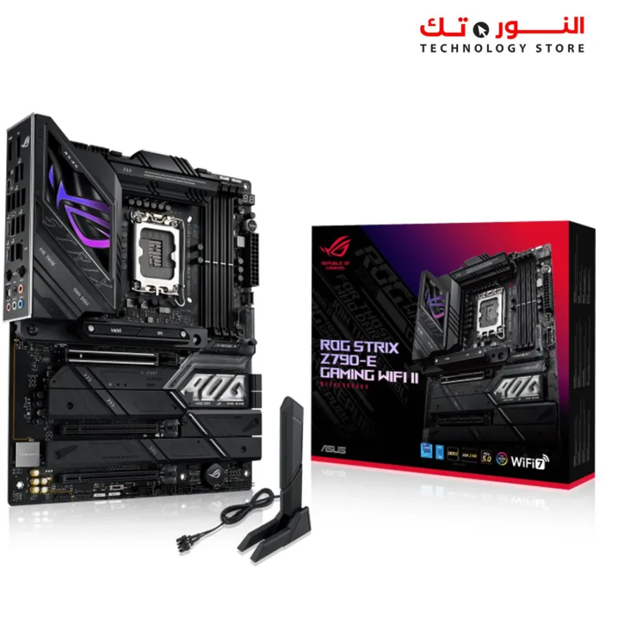 ASUS ROG Strix Z790-E Gaming WIFI II ( WIFI 7 ) LGA 1700 (Intel 12th Gen, 13th Gen &amp; 14th Gen) ATX Gaming Motherboard DDR5
