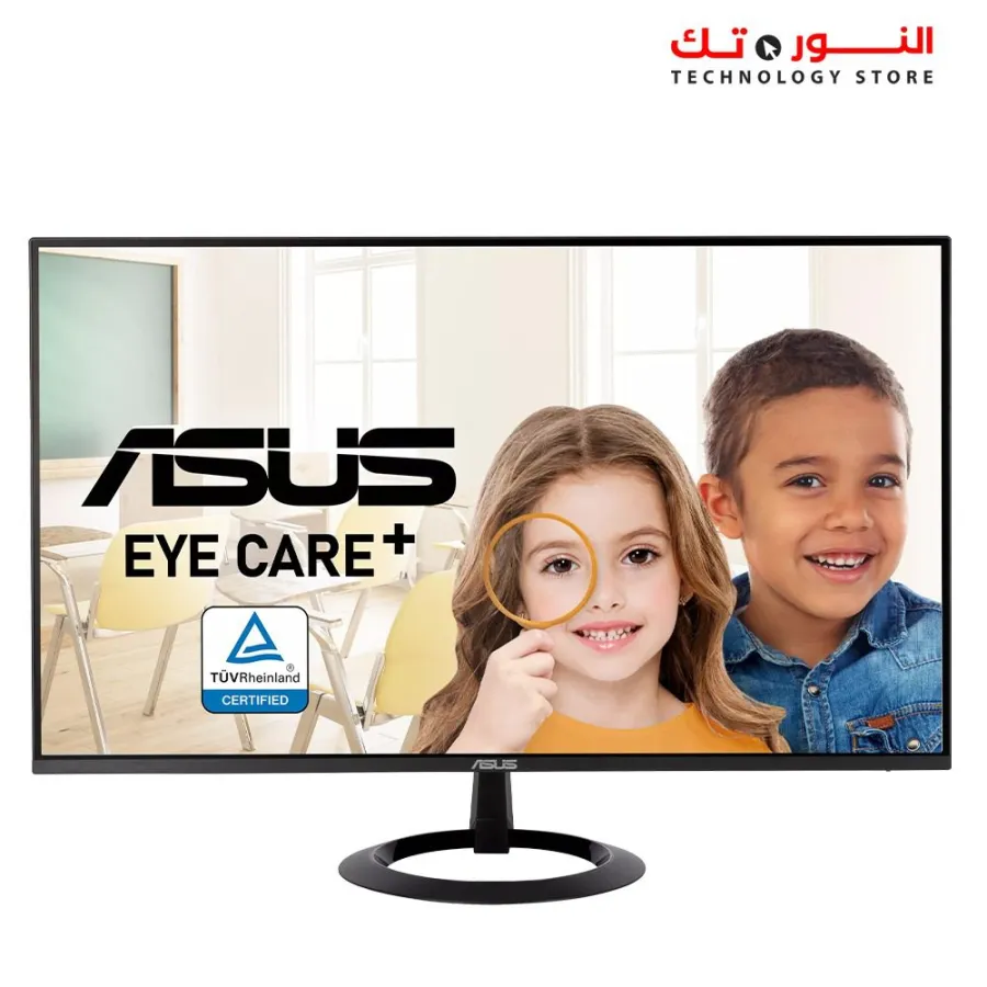 ASUS VZ24EHF Eye Care Gaming Monitor – 24-inch (23.8-inch viewable), IPS -Full HD - Frameless - 100Hz -  Adaptive-Sync - 1ms MPRT - HDMI - Low Blue Light - Flicker Free - Wall Mountable