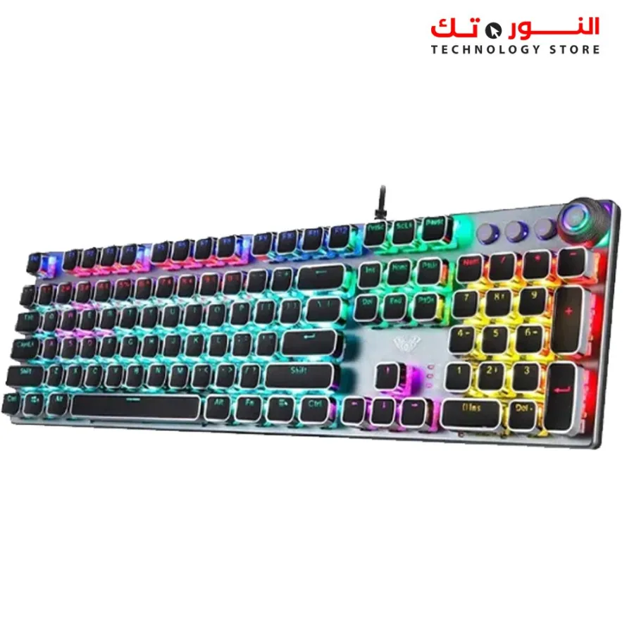 AULA F2058 FRAME GAMING RGB MECHANICAL KEYBOARD - BLUE SWITCH