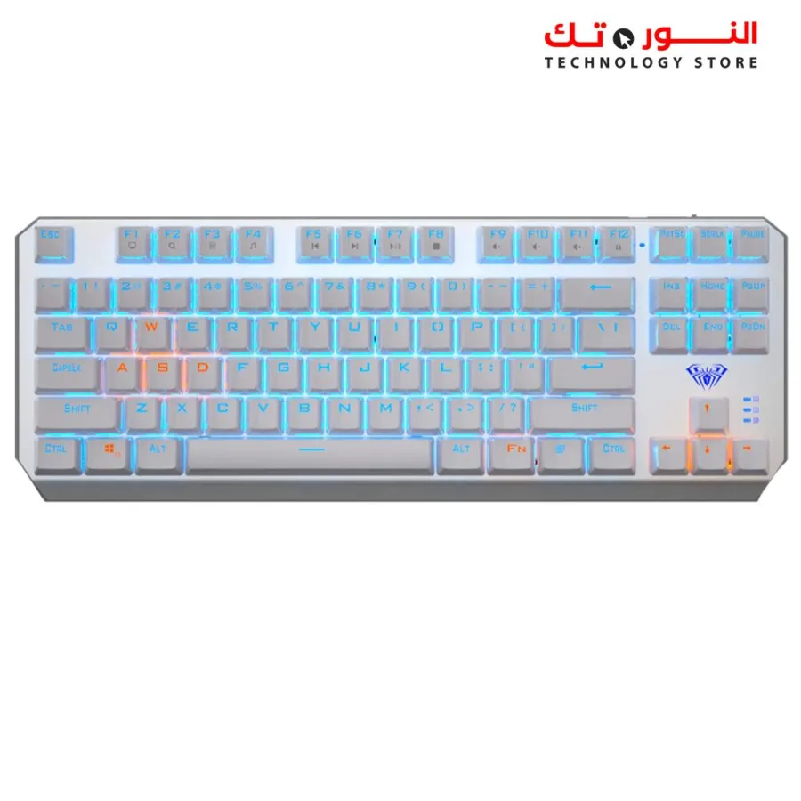 AULA F3087 White Mechanical Gaming Keyboard