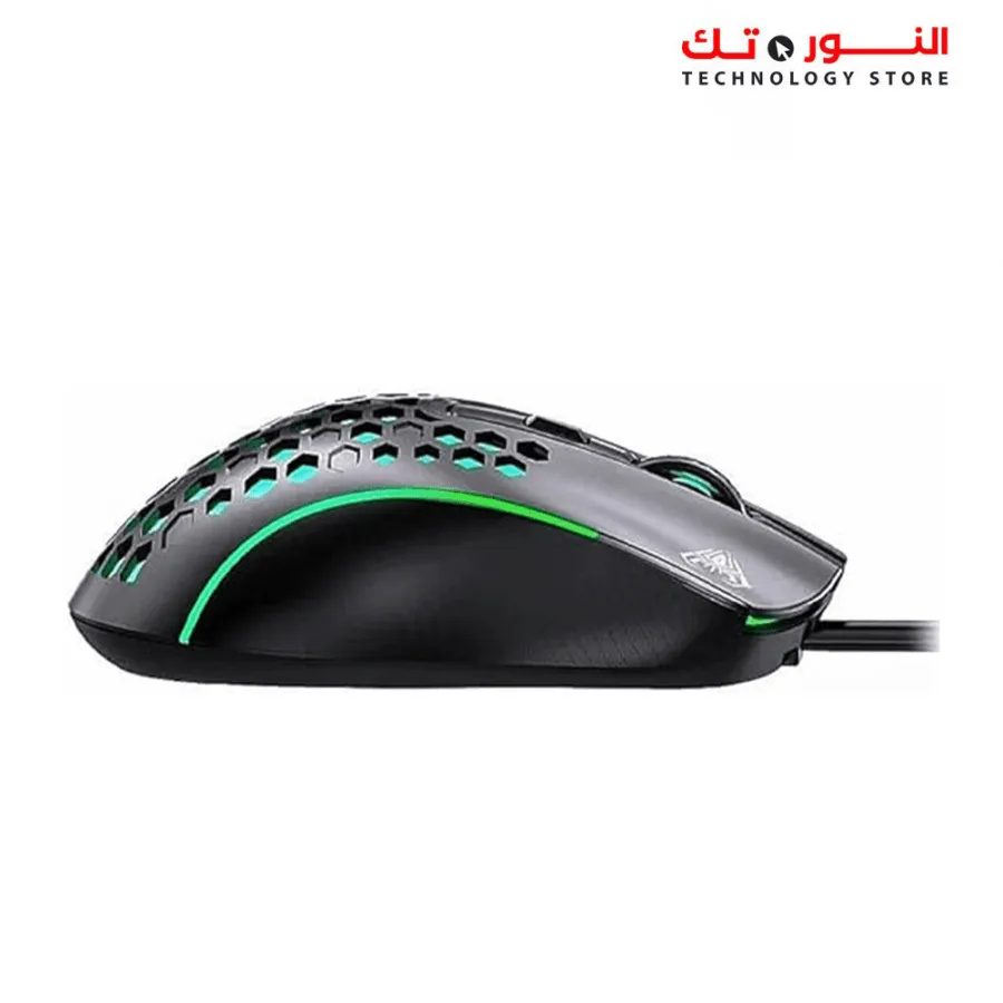 AULA S11 Gaming Mouse Honeycomb Design RGB Multi Light Precision Sensor 3600dpi