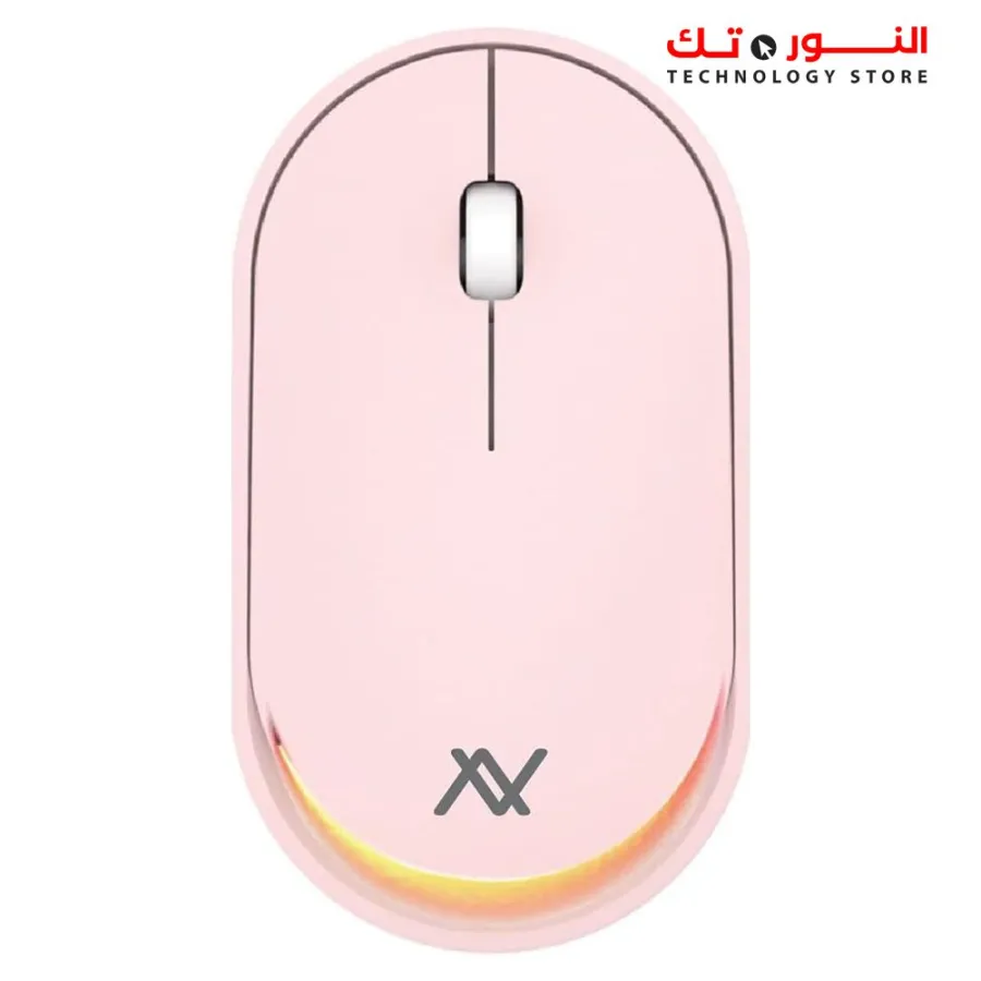 L'avvento (MO18P) Dual Mode Bluetooth - 2.4GHz Mouse with Re-Chargeable Battery - Pink