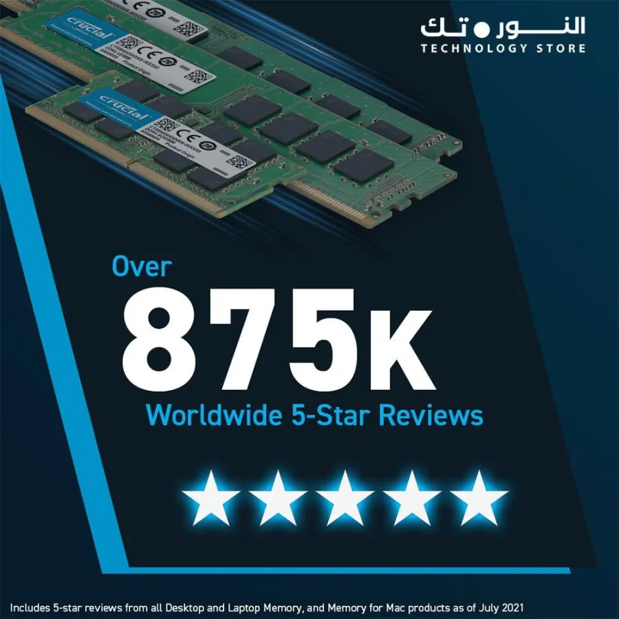 Crucial 16GB DDR5 4800MHZ SODIMM FOR LAPTOP