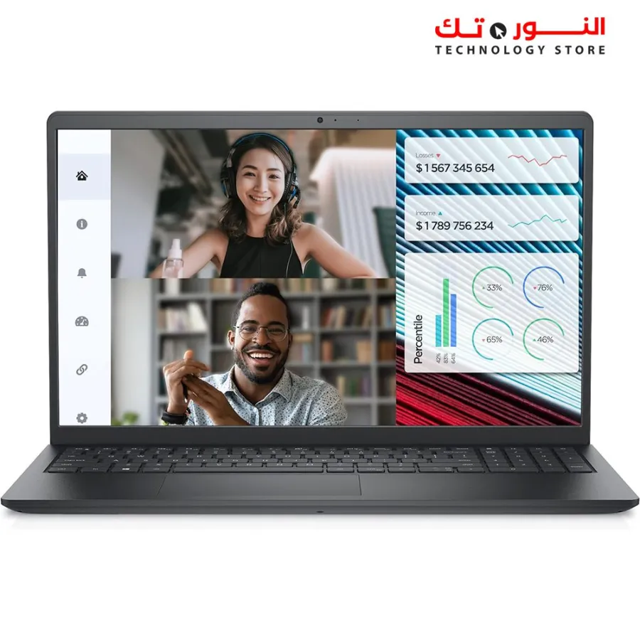 DELL Vostro 3520 Laptop - 12th Intel core i7-1255U - 8GB RAM - 512 GB SSD - Intel Iris Xe Graphics - 15.6" FHD 120HZ