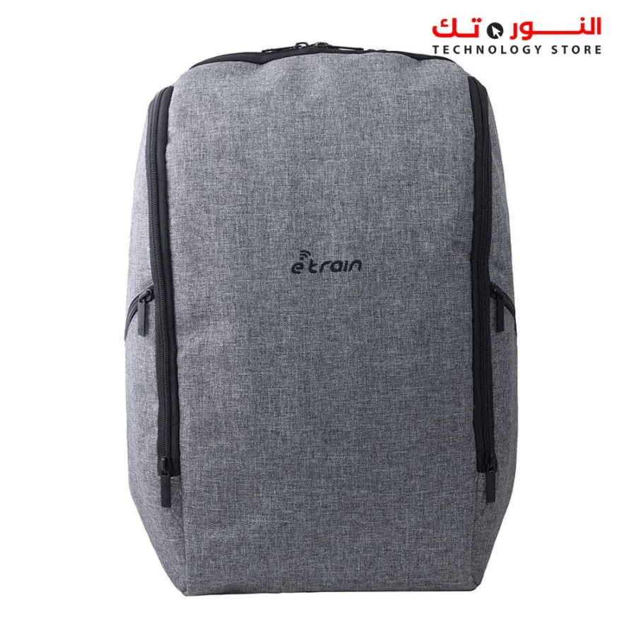 E-train (BG812) Laptop Backpack Fits Up to 15.6” - Gray