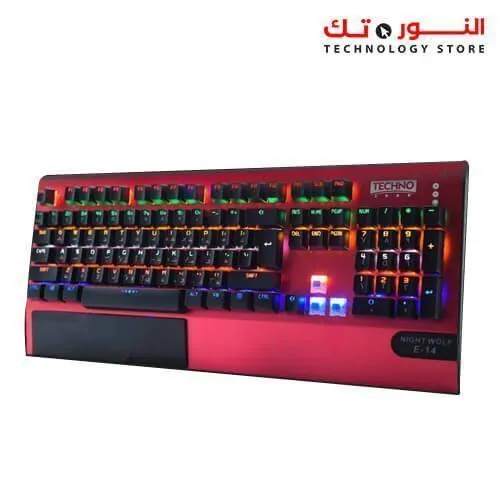 TechnoZone E 14-RED Gaming Mechanical Keyboard