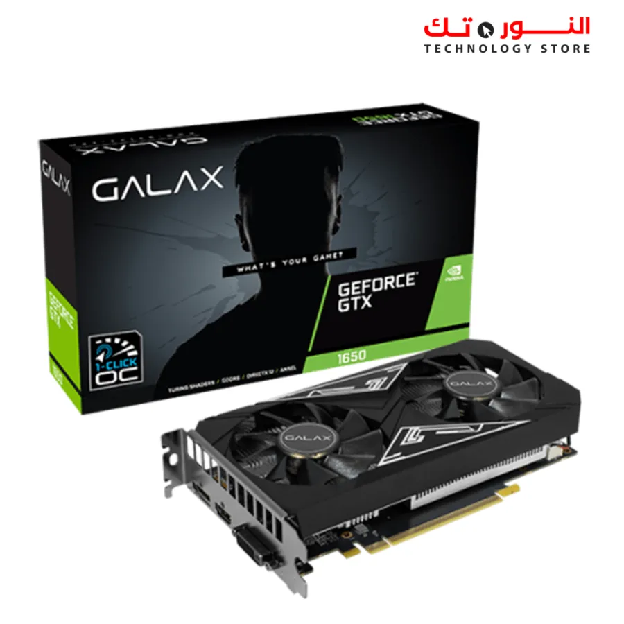 GALAX GeForce GTX 1650 4GB GDDR6 EX PLUS (1-Click OC)