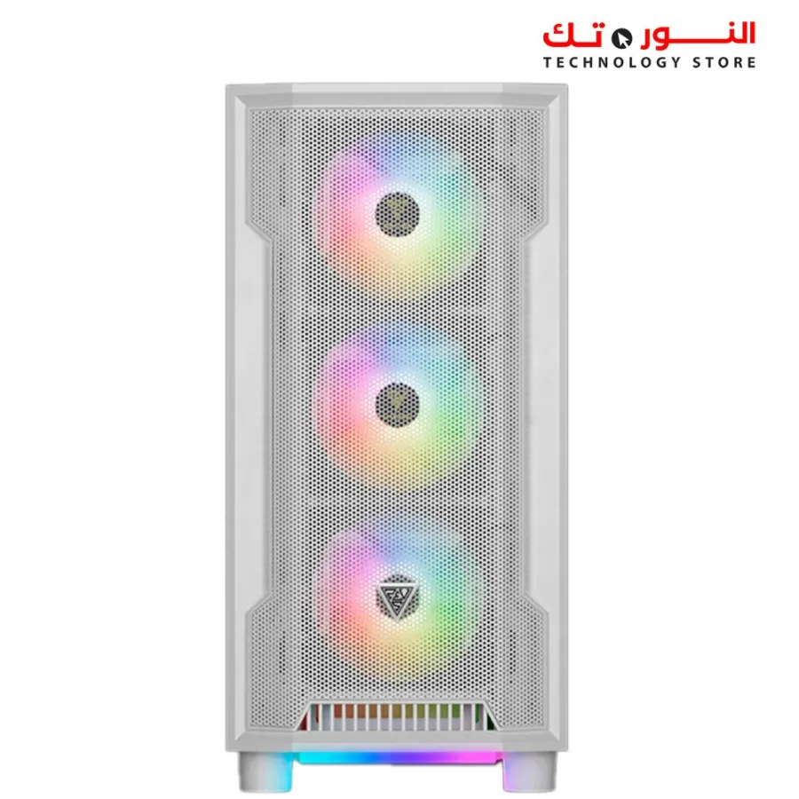 GAMDIAS ATHENA M6 LITE 4F-RGB WHITE Mid-Tower Gaming Case
