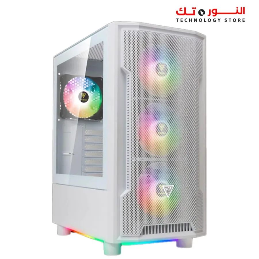 GAMDIAS ATHENA M6 LITE 4F-RGB WHITE Mid-Tower Gaming Case