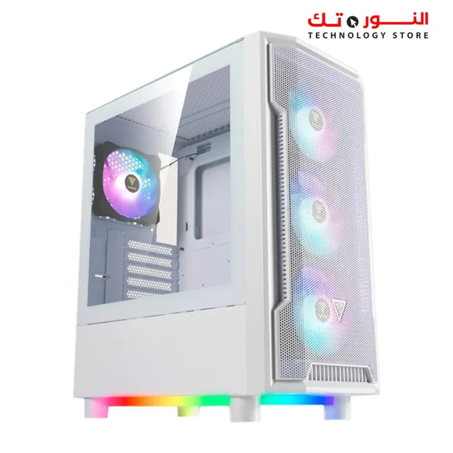 GAMDIAS ATHENA M6 LITE 4F-RGB WHITE Mid-Tower Gaming Case