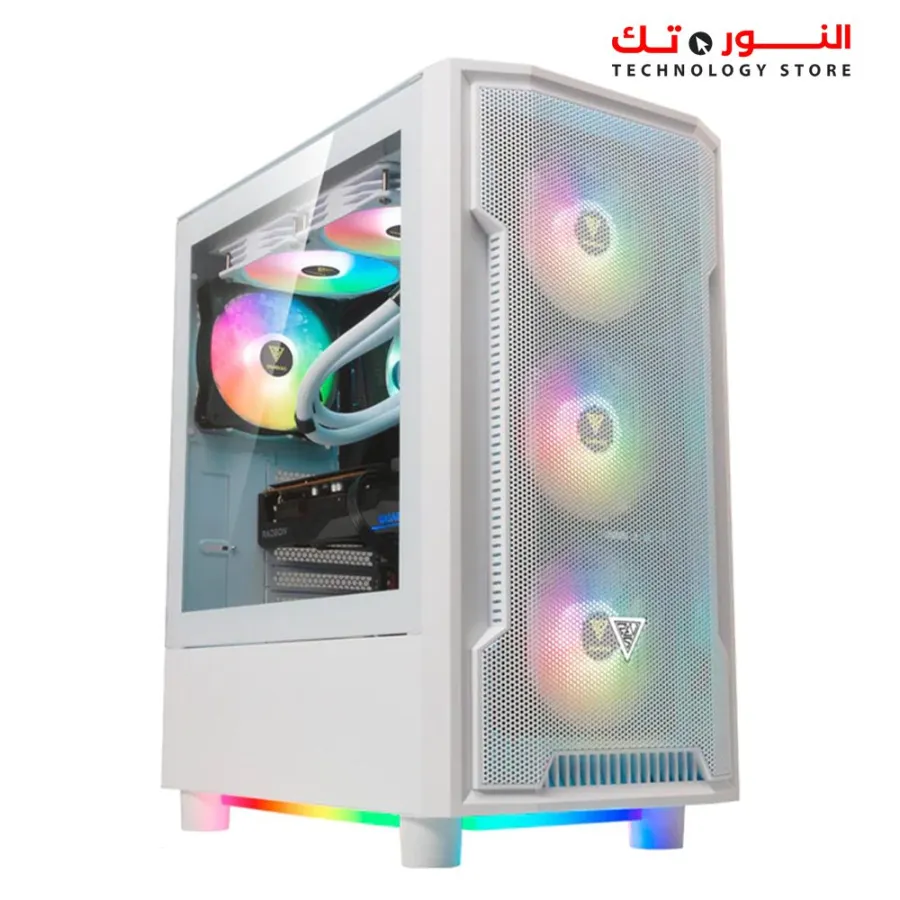 GAMDIAS ATHENA M6 LITE 4F-RGB WHITE Mid-Tower Gaming Case