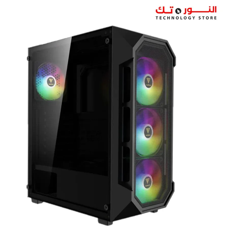 GAMDIAS AURA GC1 ELITE Mesh ARGB Mid-Tower ATX Case + HELIOS E1-600W
