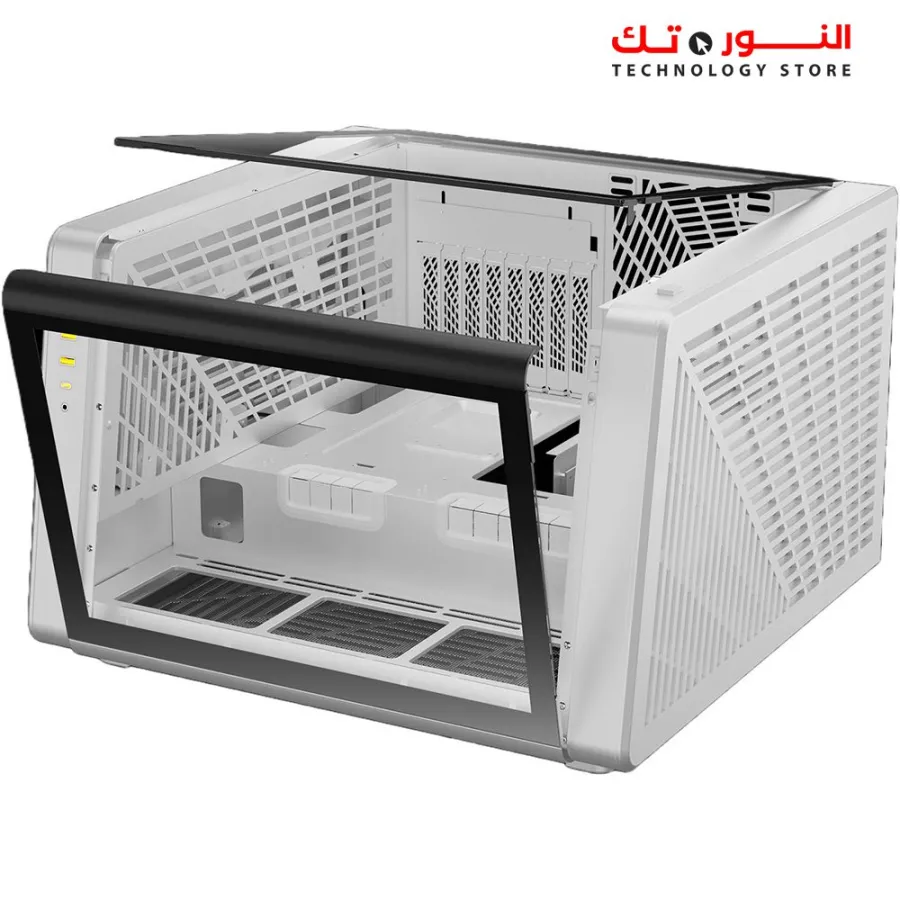 GAMDIAS NESO P1 WHITE Dual-Chamber Gaming Case Without FANS