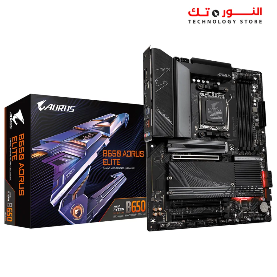 GIGABYTE B650 AORUS Elite AM5/AMD B650/DDR5/ PCIe 5.0/ USB 3.2 Gen2X2 Type-C