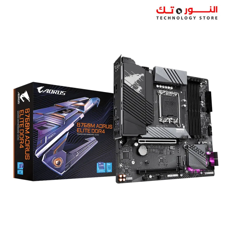 GIGABYTE B760M AORUS ELITE DDR4 Supports Intel® Core™ 14th/ 13th /12th processors