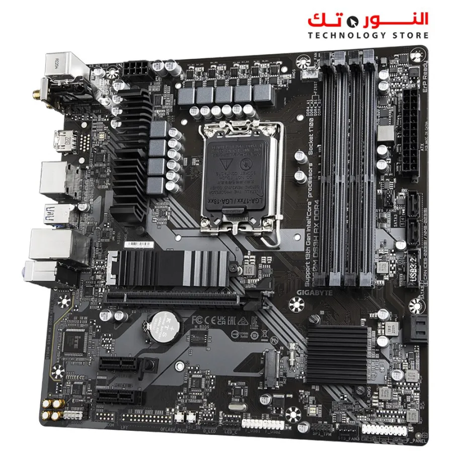 GIGABYTE B760M DS3H AX DDR4 Supports Intel® Core™ 14th/ 13th /12th processors - Wi-Fi 6E