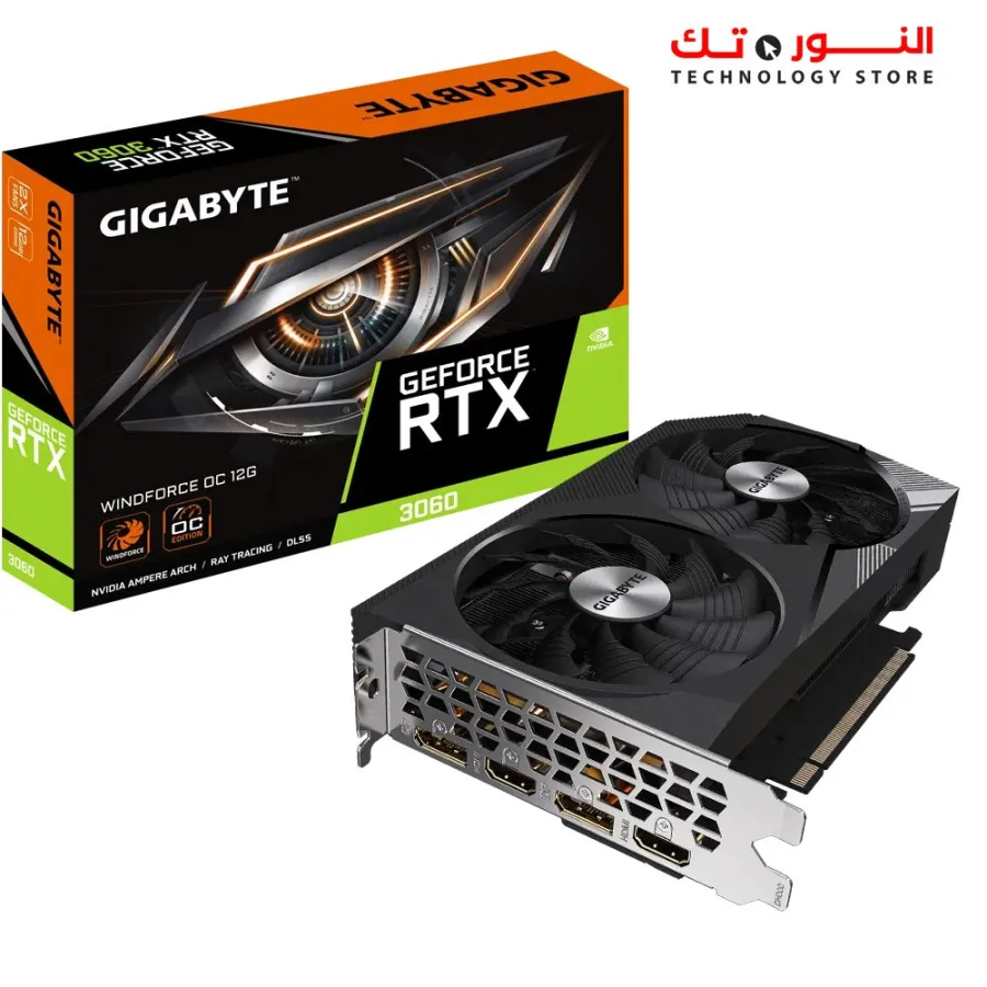 GIGABYTE GeForce RTX™ 3060 WINDFORCE OC 12G