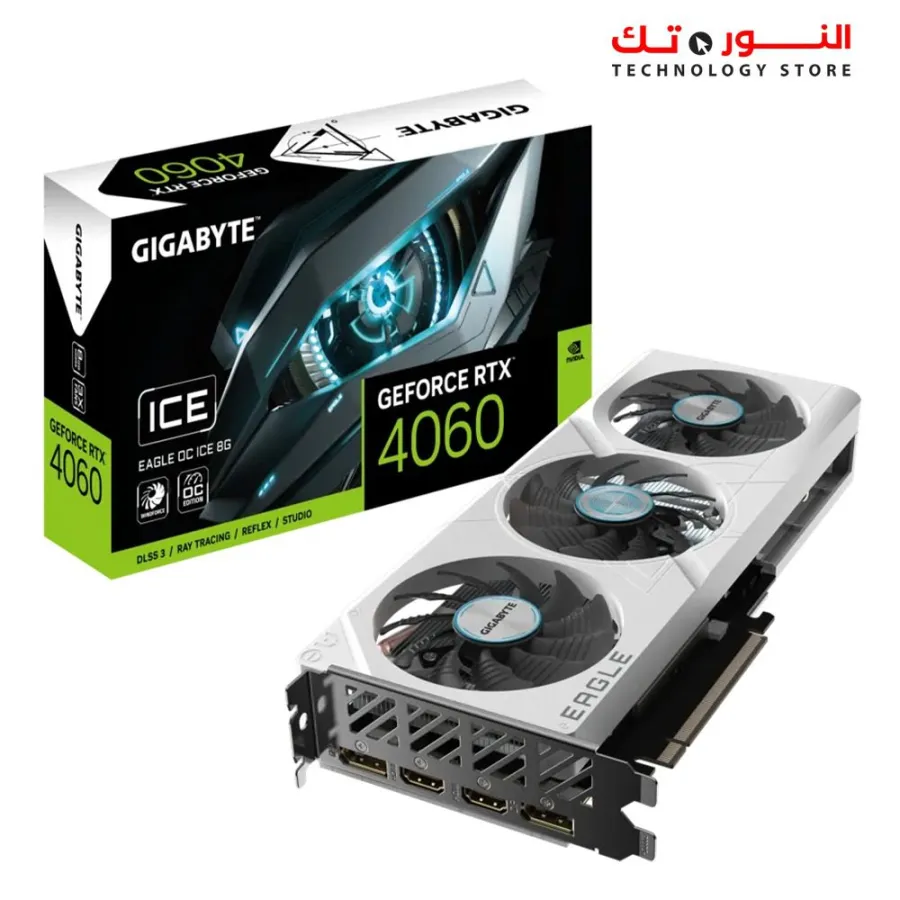 GIGABYTE GeForce RTX 4060 EAGLE OC ICE 8G