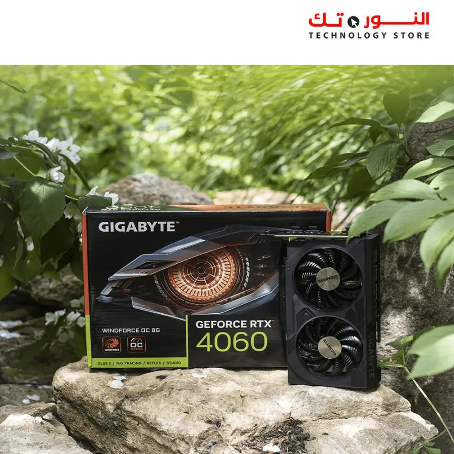 GIGABYTE GeForce RTX 4060 WINDFORCE OC 8G Graphics Card, 2X WINDFORCE Fans, 8GB 128-bit GDDR6