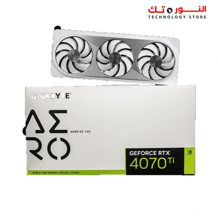 GIGABYTE GeForce RTX 4070 Ti AERO OC 12G Graphics Card, 3X WINDFORCE Fans, 12GB GDDR6X